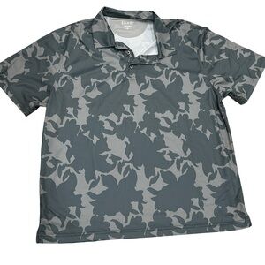 Etonic Camo Performance Polo Shirt XL Short Sleeve Athletic Golf Shirt